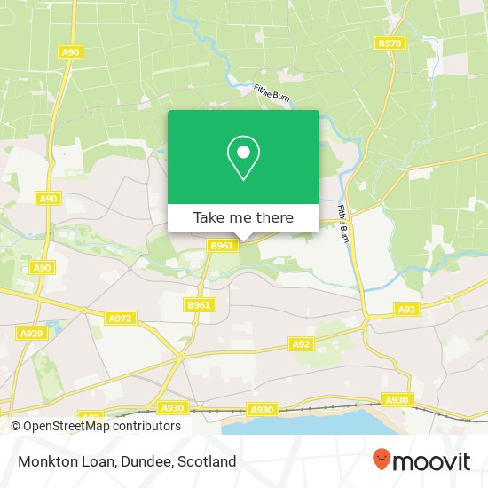 Monkton Loan, Dundee map