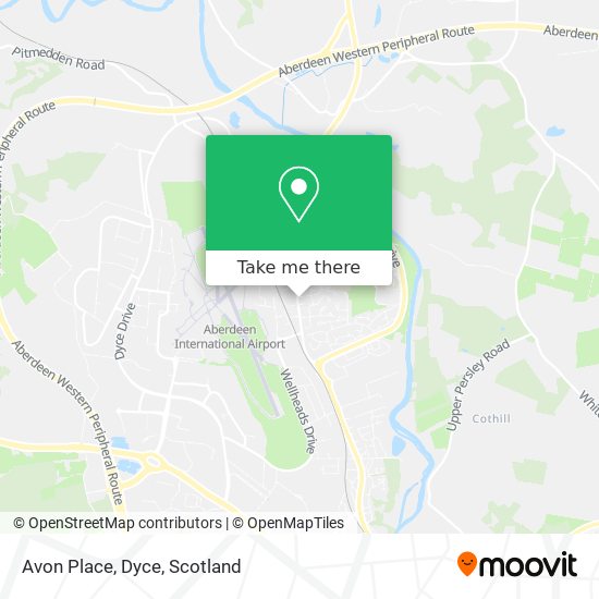 Avon Place, Dyce map