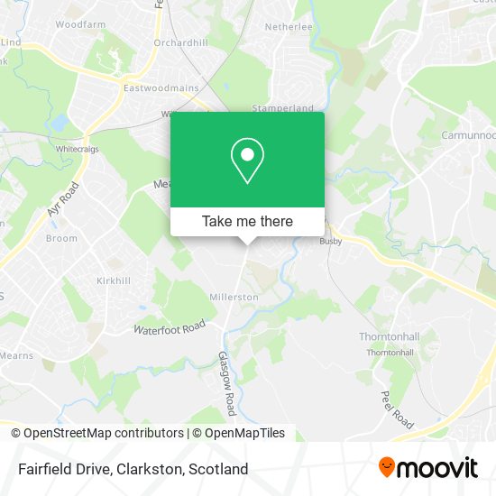 Fairfield Drive, Clarkston map