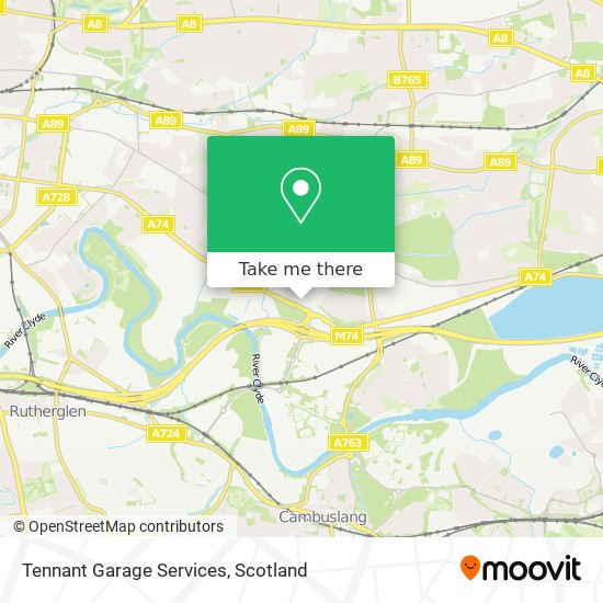 Tennant Garage Services map