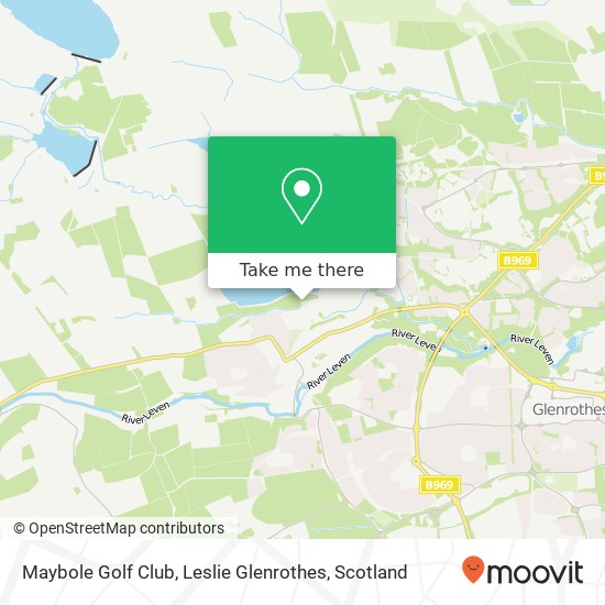 Maybole Golf Club, Leslie Glenrothes map