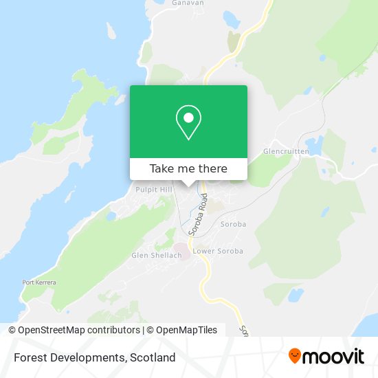 Forest Developments map