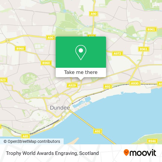 Trophy World Awards Engraving map