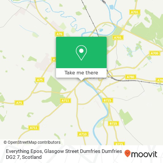 Everything Epos, Glasgow Street Dumfries Dumfries DG2 7 map