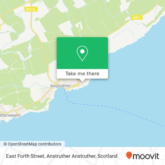 East Forth Street, Anstruther Anstruther map