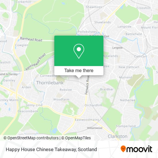 Happy House Chinese Takeaway map