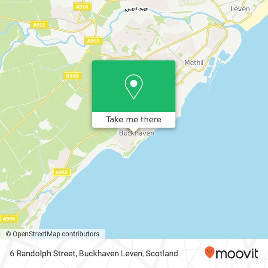 6 Randolph Street, Buckhaven Leven map