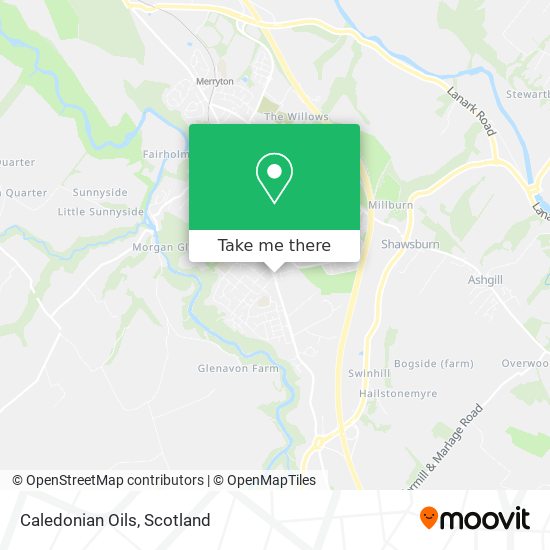 Caledonian Oils map