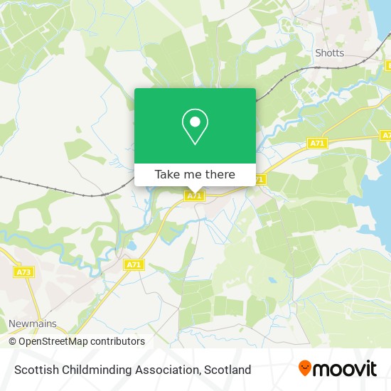 Scottish Childminding Association map