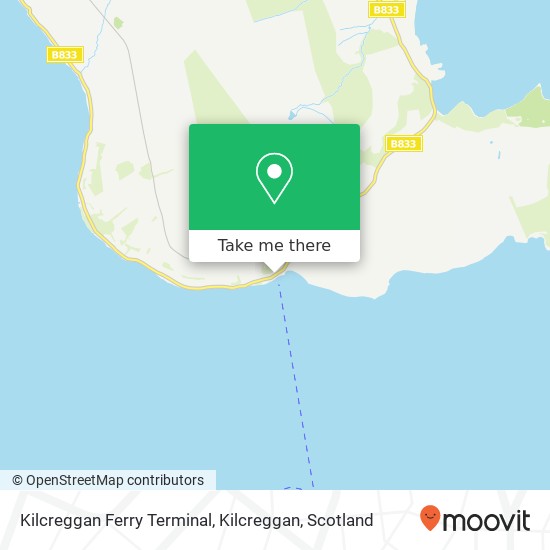 Kilcreggan Ferry Terminal, Kilcreggan map