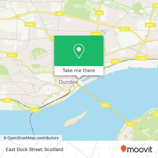 East Dock Street, Dundee Dundee map