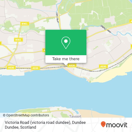 Victoria Road (victoria road dundee), Dundee Dundee map