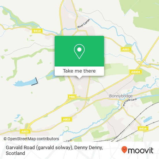 Garvald Road (garvald solway), Denny Denny map