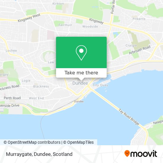 Murraygate, Dundee map