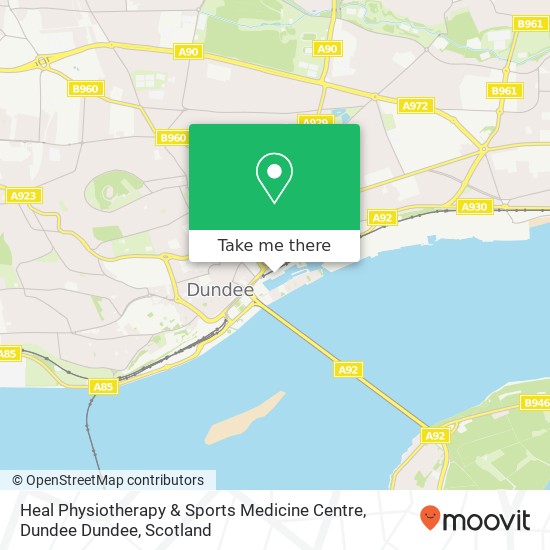 Heal Physiotherapy & Sports Medicine Centre, Dundee Dundee map