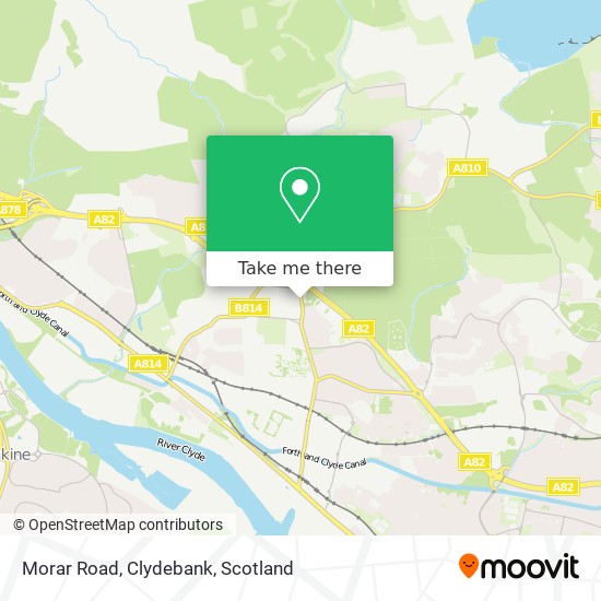 Morar Road, Clydebank map