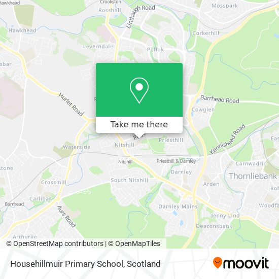Househillmuir Primary School map