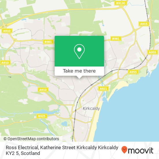 Ross Electrical, Katherine Street Kirkcaldy Kirkcaldy KY2 5 map