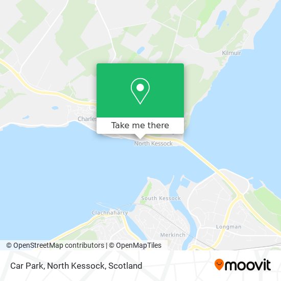 Car Park, North Kessock map
