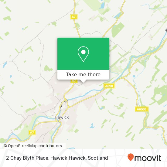 2 Chay Blyth Place, Hawick Hawick map