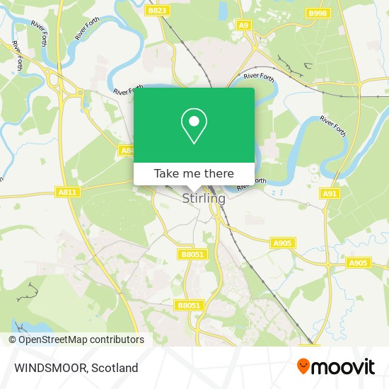 WINDSMOOR map