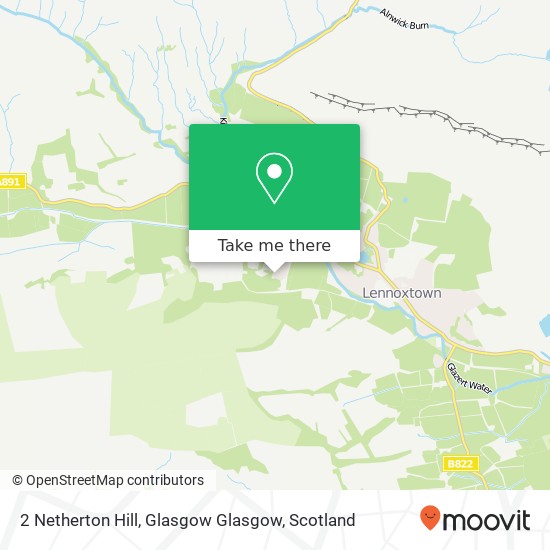 2 Netherton Hill, Glasgow Glasgow map