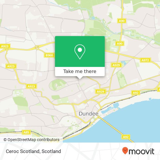 Ceroc Scotland map
