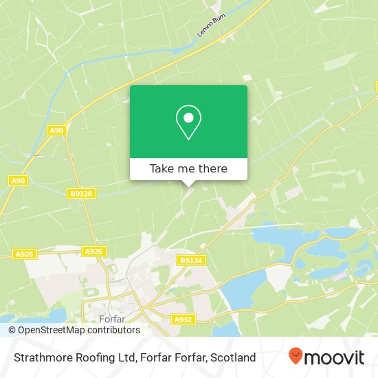 Strathmore Roofing Ltd, Forfar Forfar map