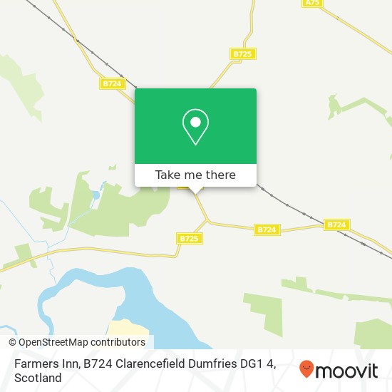 Farmers Inn, B724 Clarencefield Dumfries DG1 4 map