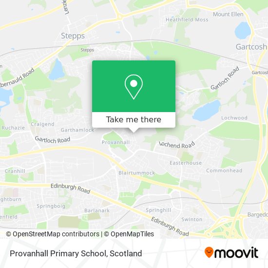 Provanhall Primary School map