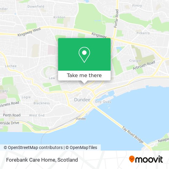 Forebank Care Home map