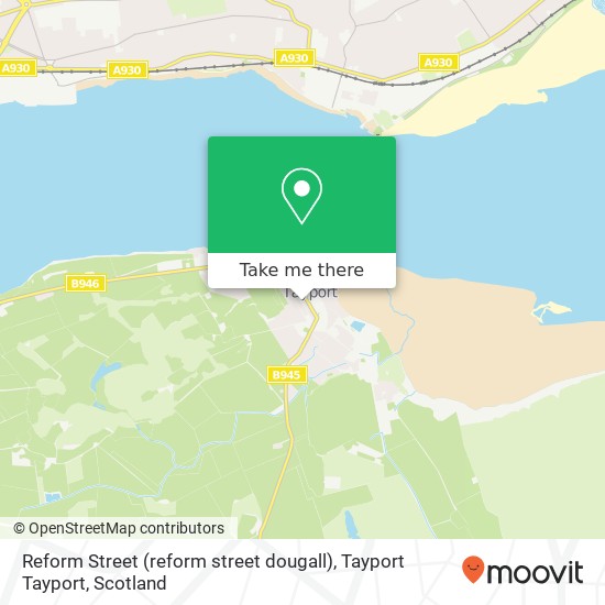 Reform Street (reform street dougall), Tayport Tayport map