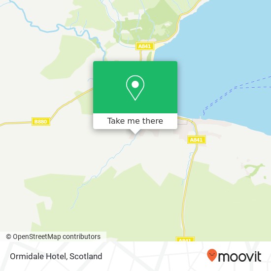 Ormidale Hotel map