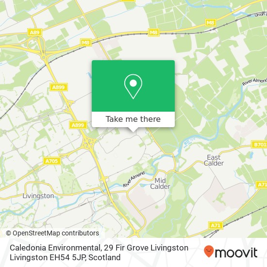 Caledonia Environmental, 29 Fir Grove Livingston Livingston EH54 5JP map