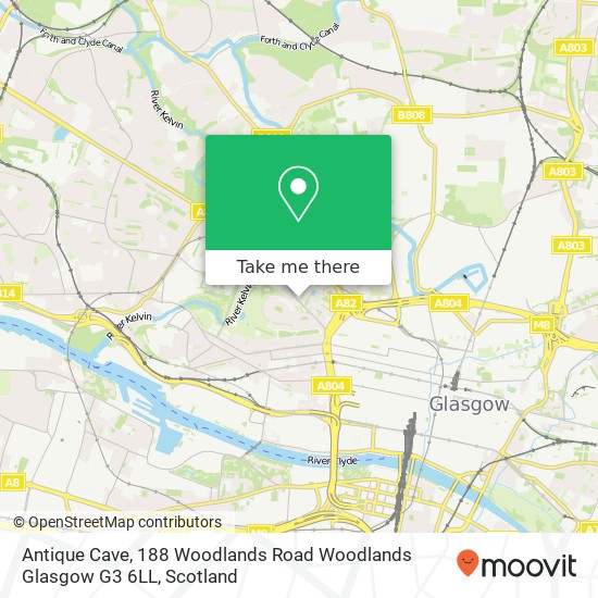 Antique Cave, 188 Woodlands Road Woodlands Glasgow G3 6LL map