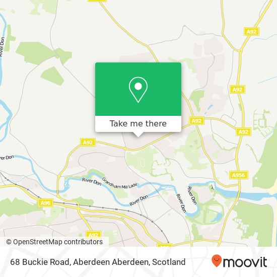 68 Buckie Road, Aberdeen Aberdeen map