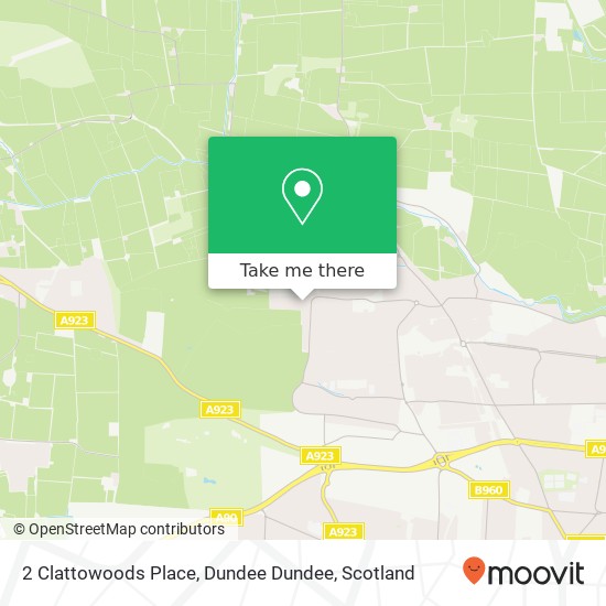 2 Clattowoods Place, Dundee Dundee map