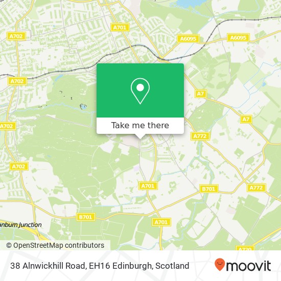 38 Alnwickhill Road, EH16 Edinburgh map