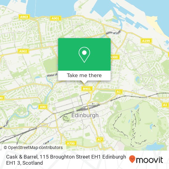 Cask & Barrel, 115 Broughton Street EH1 Edinburgh EH1 3 map