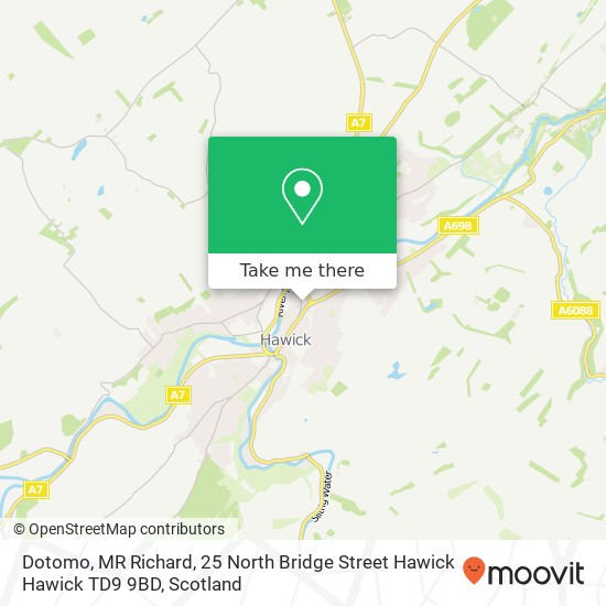 Dotomo, MR Richard, 25 North Bridge Street Hawick Hawick TD9 9BD map