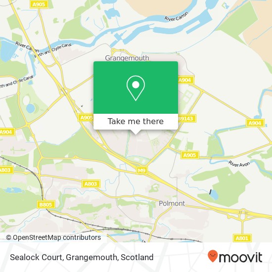 Sealock Court, Grangemouth map