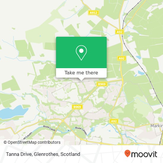 Tanna Drive, Glenrothes map