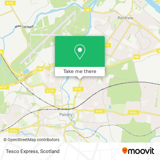 Tesco Express map