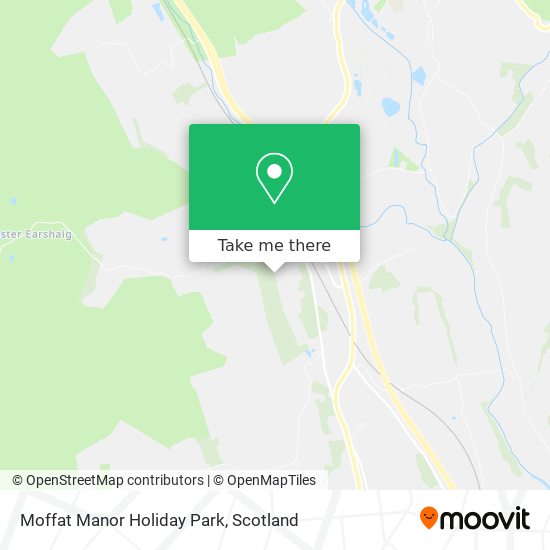 Moffat Manor Holiday Park map
