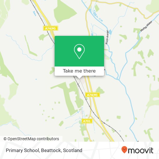 Primary School, Beattock map