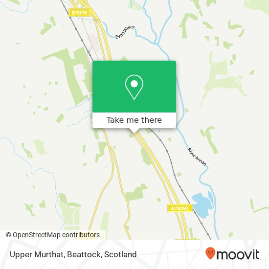 Upper Murthat, Beattock map