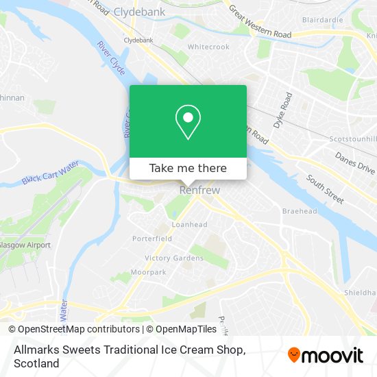 Allmarks Sweets Traditional Ice Cream Shop map