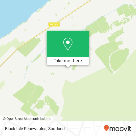 Black Isle Renewables map