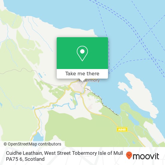 Cuidhe Leathain, West Street Tobermory Isle of Mull PA75 6 map
