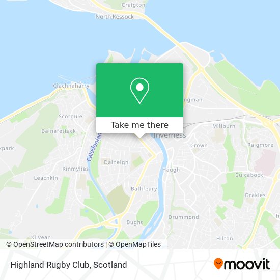 Highland Rugby Club map